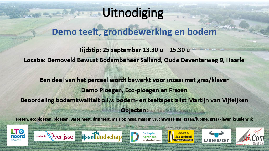 Uitnodiging demo bodem 2023
